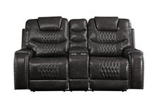 Load image into Gallery viewer, Braylon - Recliner Loveseat With Cupholder Console - Brown
