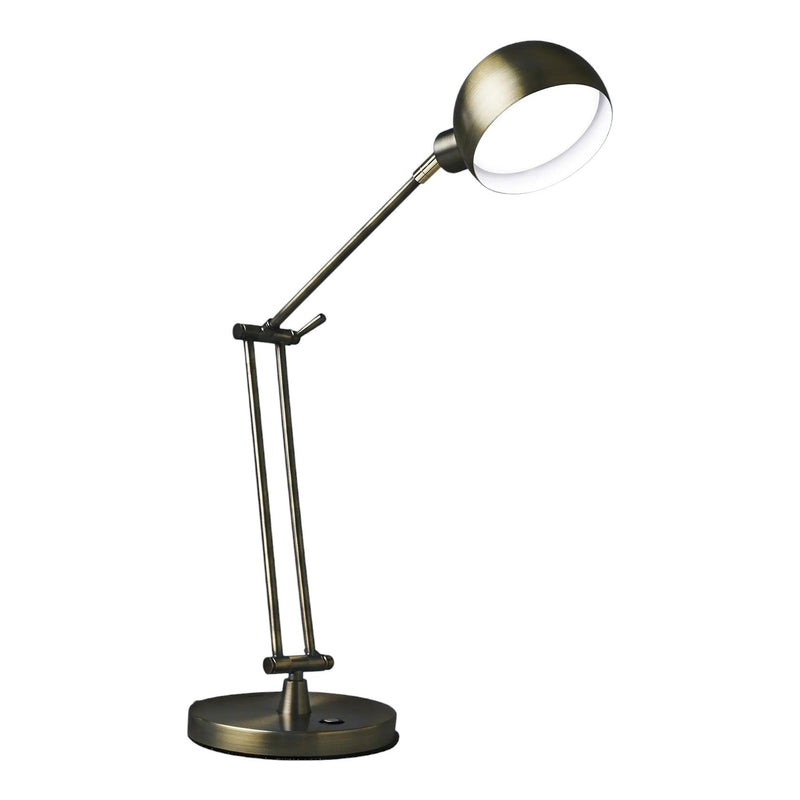 LED Adjustable Desk Lamp - Antiqued Bronze