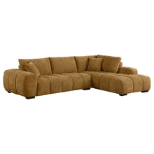 Load image into Gallery viewer, Florence - Upholstered L Shaped Sectional Sofa - Amber
