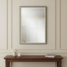 Load image into Gallery viewer, 38" Solid Wood Framed Accent Mirror - Silver
