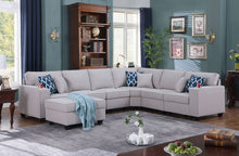 Load image into Gallery viewer, Cooper - Sectional Sofa With Ottomans And Cupholder
