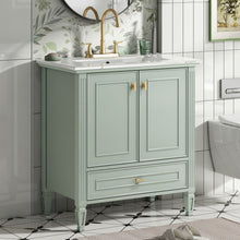Load image into Gallery viewer, Freestanding Vanity With 1 Drawer &amp; 2 Soft Close Doors With Door Mounted Storage

