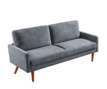 Load image into Gallery viewer, Sofa, European Style With Sleek Design, Modern &amp; Vintage Flair, Upholstered 3 Seater Couch
