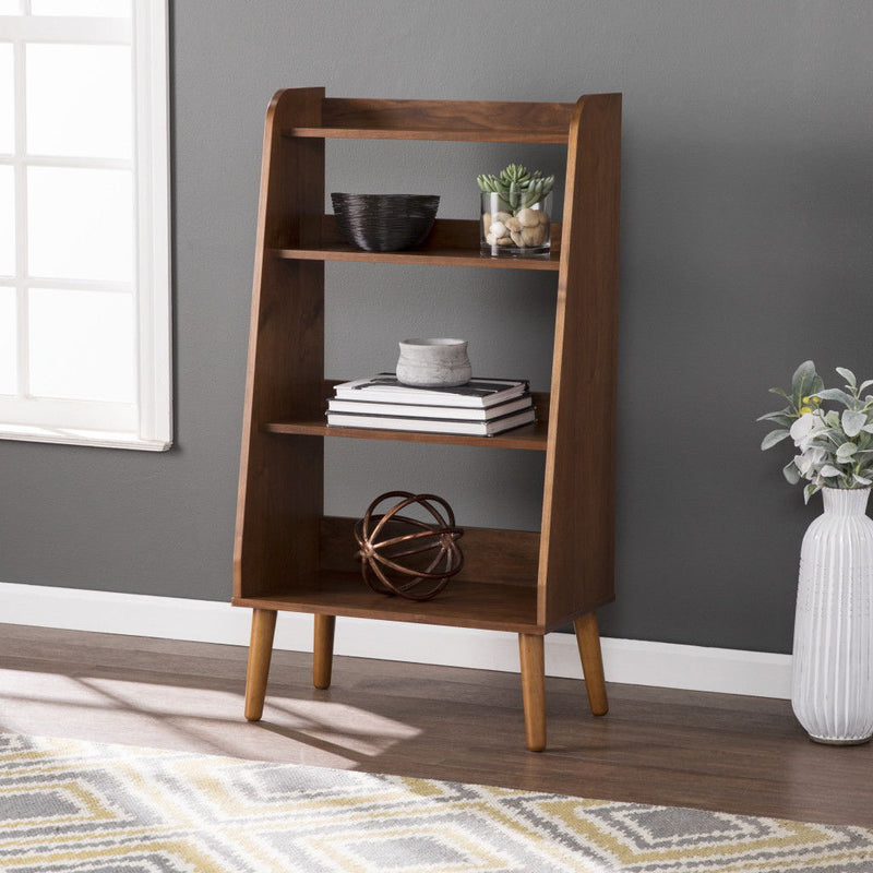 Four Tier Etagere Bookcase (490169) - Brown
