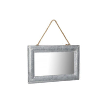 Load image into Gallery viewer, 9" Metal Framed Accent Mirror - Silver
