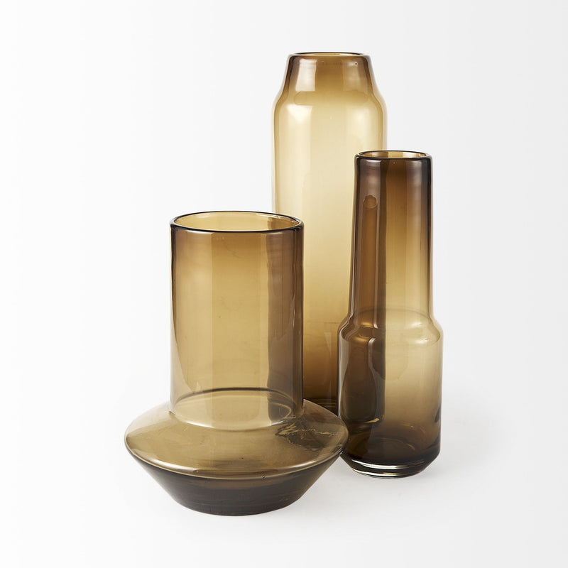 Abstract Cylinder Table Vase (397582) - Gold
