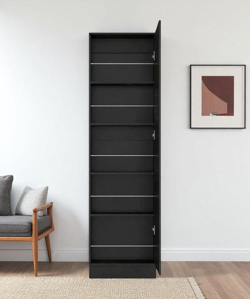 Ten Pair Shoe Rack - Black