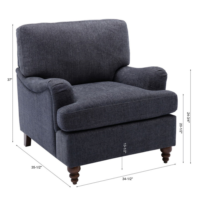 Candor - Arm Chair With English Roll Arms
