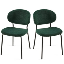 Load image into Gallery viewer, Boucle Dining Chairs, Dining Chairs With Metal Legs For Dining Room, Kitchen, Living Room
