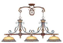 Load image into Gallery viewer, 21" Three Light Metal Dimmable Chandelier With Shades - Bronze
