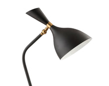 Load image into Gallery viewer, Table Lamp LED With Bell Shade - Black
