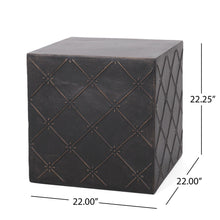 Load image into Gallery viewer, Outdoor Lightweight Concrete, Side Table - Copper
