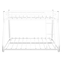 Load image into Gallery viewer, Bunk Bed Frame With Ladder And Guardrail, Heavy Duty Noise Free Design Metal Construction
