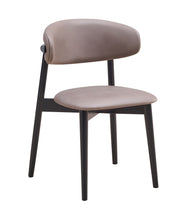 Load image into Gallery viewer, Upholstered Fabric Open Back Dining Side Chairs (Set of 2) - Gray
