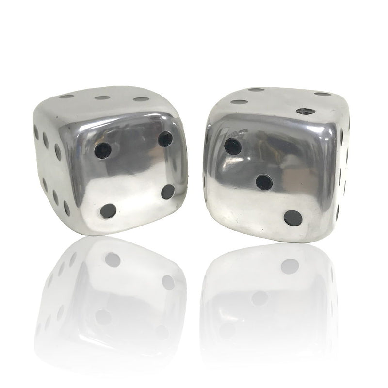 Buffed Tabletop Sculpture (354699) - Silver