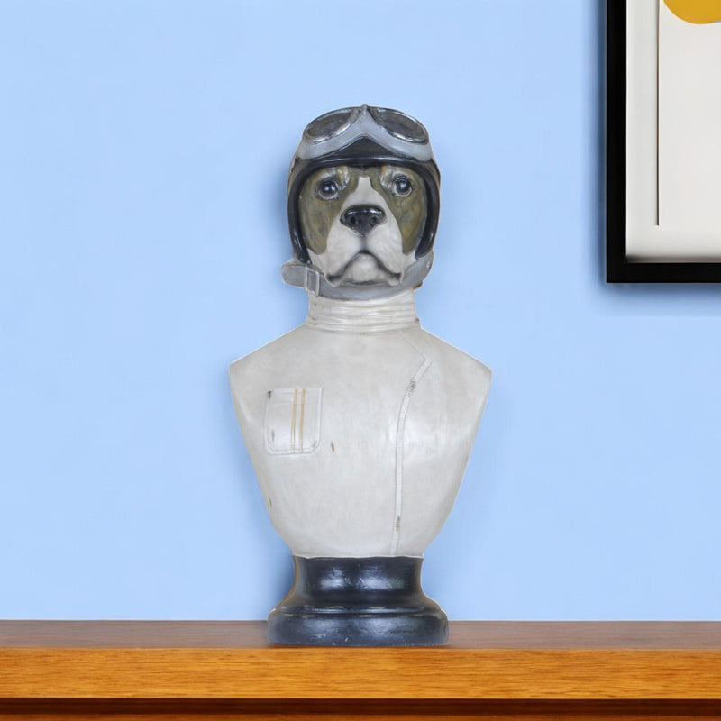 Resin Hand Painted Figurine - Black And White