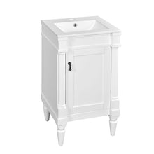 Load image into Gallery viewer, Bathroom Vanity With Sink, Storage Cabinet With Door, Drop In Sink, Compact Freestanding Design
