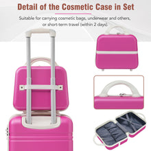 Load image into Gallery viewer, Hardshell Luggage Sets 3 Pieces 20" / 24" Luggages And Cosmetic Case Spinner Suitcase With Tsa Lock Lightweight
