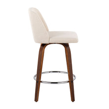 Load image into Gallery viewer, Toriano - Mid-Century Modern Fixed Height Counter Stool With Round Footrest (Set of 2)
