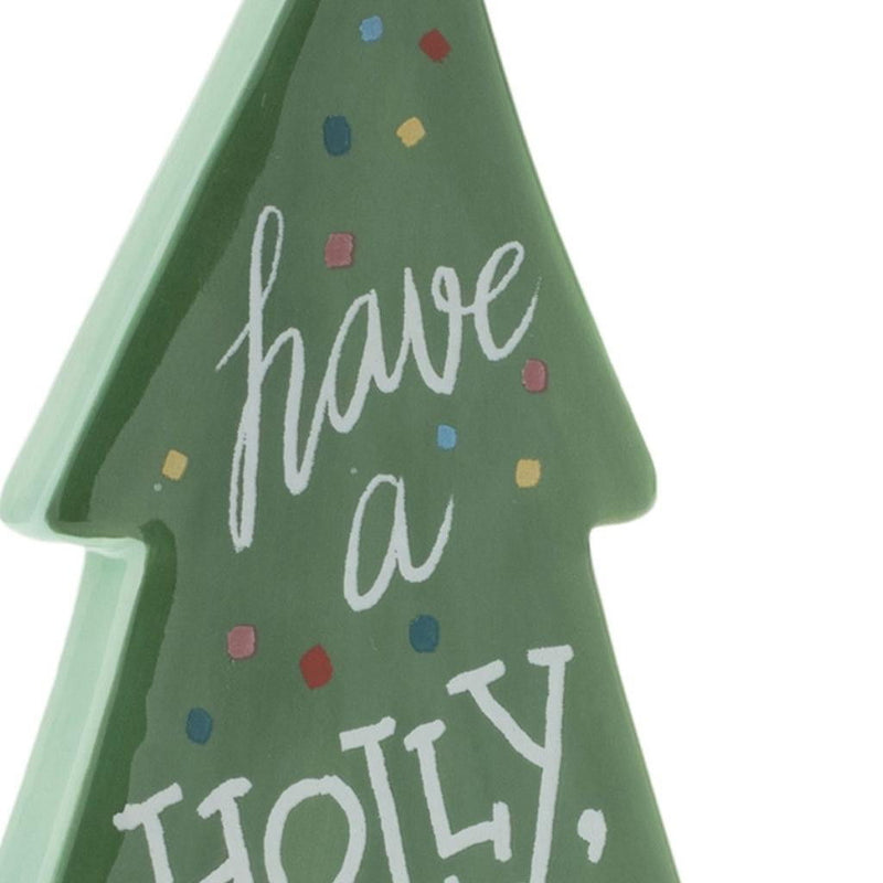 Trees Christmas Christmas Tree Tabletop Sculpture (Set of 4) - Green