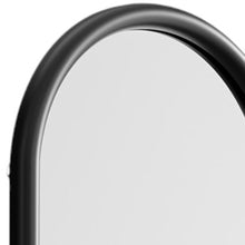 Load image into Gallery viewer, 64" Solid Wood Arch Leaning Ladder Framed Full Length Mirror - Black
