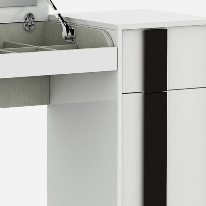 Iron Vanity Dresser - White