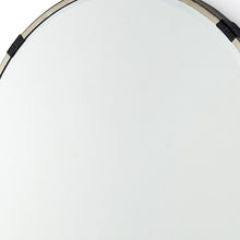 Load image into Gallery viewer, 24" Metal Round Framed Accent Mirror - Gold / Black
