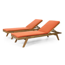 Load image into Gallery viewer, Nebulon - Outdoor Adjustable Chaise Lounge With Water Resistant Cushions (Set of 2)
