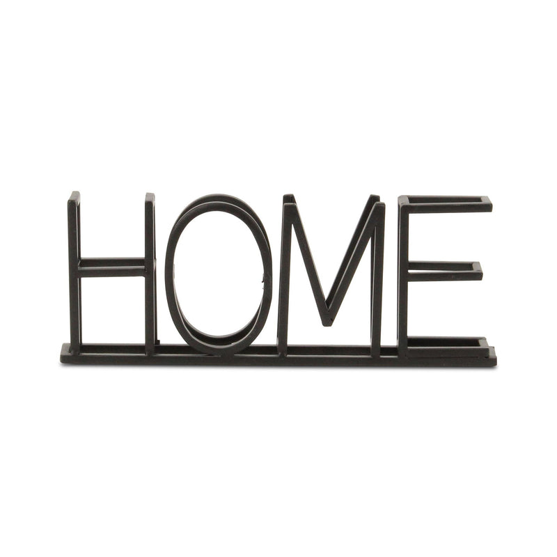 Home Tabletop Sign - Black