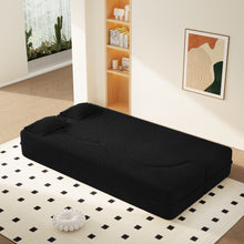 Load image into Gallery viewer, Modern Floor Sofa With 2 Pillows, Twin Size For Living Room
