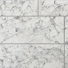 Load image into Gallery viewer, Modern Dresser With 7 Faux Marble Detailed Front Drawer. - White
