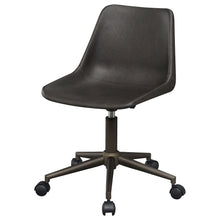 Load image into Gallery viewer, Ralston - Upholstered Adjustable Office Desk Chair With Ergonomic Design - Brown
