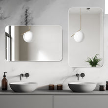Load image into Gallery viewer, Square Frameless Bathroom Vanity Mirror - Clear
