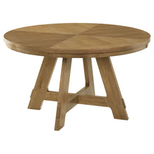 Load image into Gallery viewer, Kent - 5 Piece Dining Table Set With Upholstered Chairs - Brown Oak
