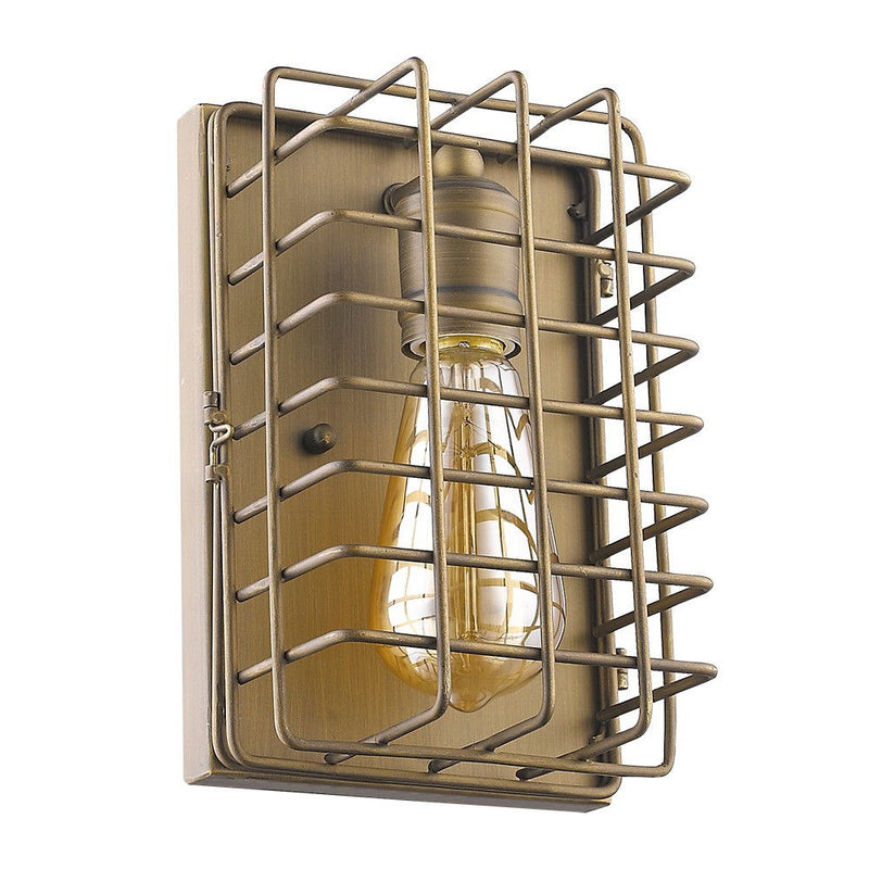 Light Cage Wall Sconce - Gold
