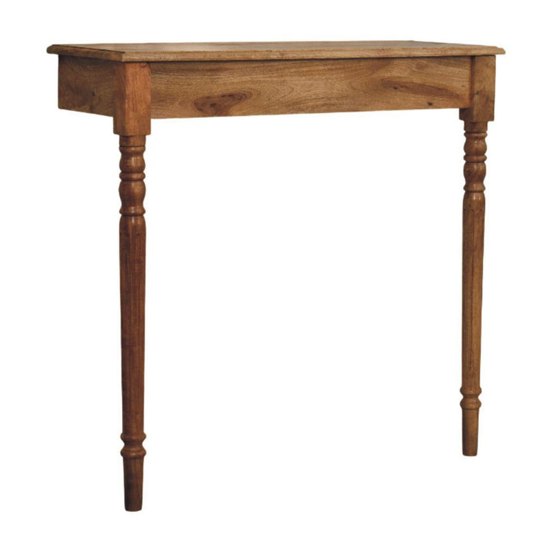 Two Leg Leaning Wall Mount Console Table (738361) - Brown