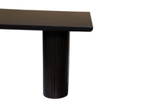 Load image into Gallery viewer, 82" Wood Double Pedestal Base Dining Table - Dark Brown
