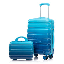 Load image into Gallery viewer, Luggage Set 14" / 20" With Combination Lock And Cosmetic Case
