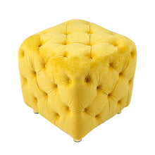 Load image into Gallery viewer, Modern Upholstered Ottoman, Exquisite Small End Table, Soft Foot Stool, Dressing Makeup Chair, Comfortable Seat For Living Room, Bedroom, Entrance
