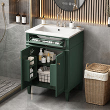 Load image into Gallery viewer, Bathroom Vanity With 2 Doors And Tip Out Drawer, Soft Closing Hinges
