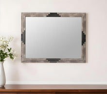 Load image into Gallery viewer, 28" Framed Accent Mirror - Gray
