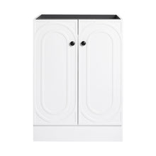 Load image into Gallery viewer, Modern Freestanding Bathroom Vanity With Soft Close Cabinet Doors
