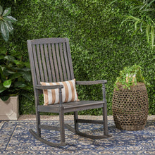 Load image into Gallery viewer, Outdoor Rocking Chair - Dark Gray
