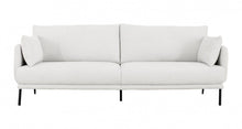 Load image into Gallery viewer, Modern Fabric Sofa - White / Black
