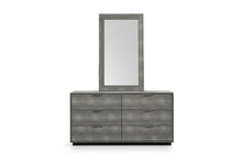 Load image into Gallery viewer, Six Drawer, Double Dresser - Gray
