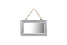 Load image into Gallery viewer, 9" Metal Framed Accent Mirror - Silver
