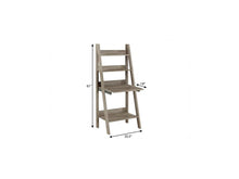 Load image into Gallery viewer, 26" Taupe Wood Ladder Desk
