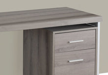 Load image into Gallery viewer, 47" White and Silver Computer Desk With Two Drawers

