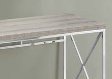 Load image into Gallery viewer, 47" Taupe and Silver Computer Desk
