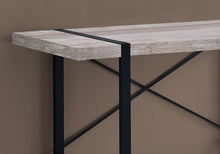 Load image into Gallery viewer, 49" Taupe and Black Computer Desk
